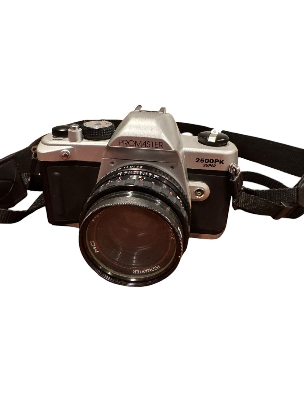 2500PK Super 35mm SLR Camera — Silver & Black